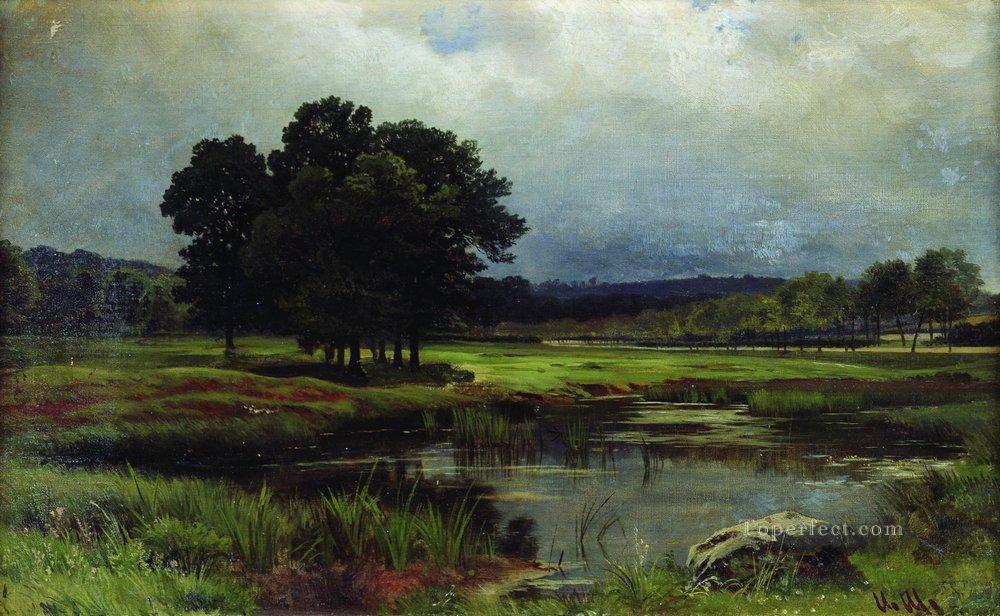landscape Ivan Ivanovich lake Oil Paintings